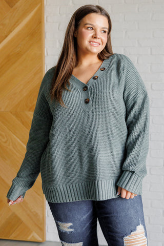 Lakeside View Drop Shoulder Sweater in Sage-[option4]-[option5]-[option6]-[option7]-[option8]-Womens-Clothing-Shop