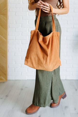 Last Minute Corduroy Tote in Brown-OS-[option4]-[option5]-[option6]-[option7]-[option8]-Womens-Clothing-Shop