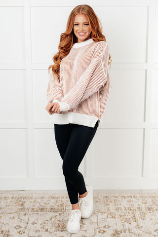 Least High Maintenance Contrast Trim Sweater-[option4]-[option5]-[option6]-[option7]-[option8]-Womens-Clothing-Shop