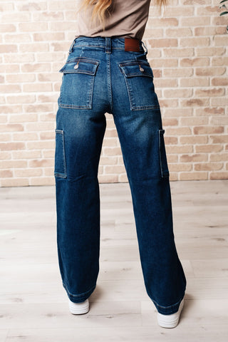 Leila High Rise Cargo Straight Jeans-[option4]-[option5]-[option6]-[option7]-[option8]-Womens-Clothing-Shop