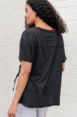 Let Me Live Relaxed Tee in Black-[option4]-[option5]-[option6]-[option7]-[option8]-Womens-Clothing-Shop