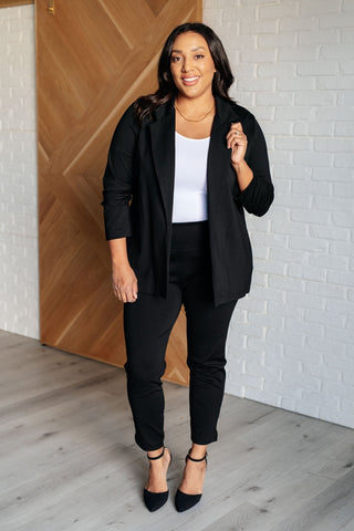 Magic 3/4 Blazer in Black-[option4]-[option5]-[option6]-[option7]-[option8]-Womens-Clothing-Shop