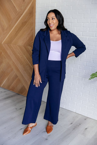 Magic Wide Leg Crop Pants in Navy-[option4]-[option5]-[option6]-[option7]-[option8]-Womens-Clothing-Shop