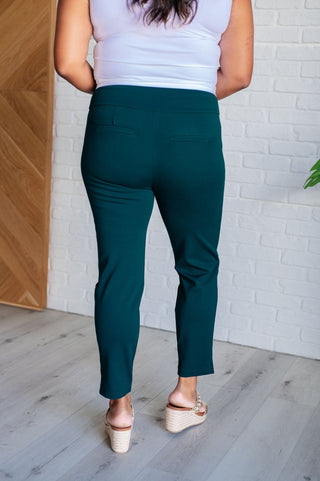 Magic Ankle Crop Skinny Pants in Hunter Green-[option4]-[option5]-[option6]-[option7]-[option8]-Womens-Clothing-Shop