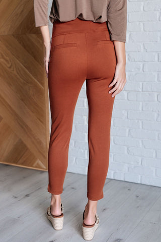 Magic Ankle Crop Skinny Pants in Rust-[option4]-[option5]-[option6]-[option7]-[option8]-Womens-Clothing-Shop