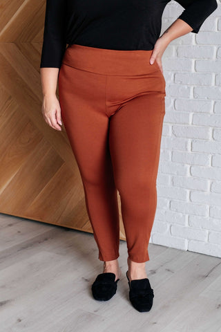 Magic Ankle Crop Skinny Pants in Rust-[option4]-[option5]-[option6]-[option7]-[option8]-Womens-Clothing-Shop