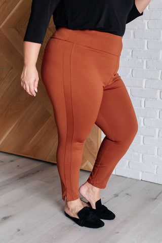 Magic Ankle Crop Skinny Pants in Rust-[option4]-[option5]-[option6]-[option7]-[option8]-Womens-Clothing-Shop