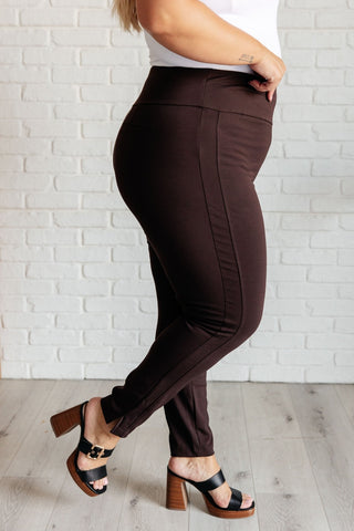 Magic Skinny 28" Pants in Chocolate-[option4]-[option5]-[option6]-[option7]-[option8]-Womens-Clothing-Shop