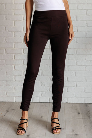 Magic Skinny 28" Pants in Chocolate-[option4]-[option5]-[option6]-[option7]-[option8]-Womens-Clothing-Shop