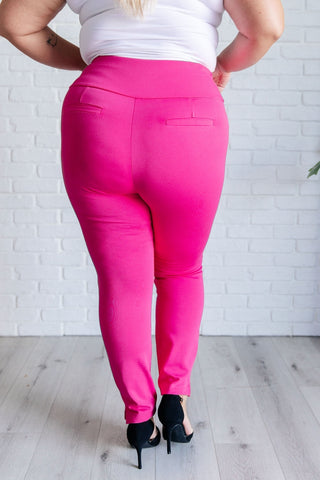 Magic Skinny 28" Pants in Hot Pink-[option4]-[option5]-[option6]-[option7]-[option8]-Womens-Clothing-Shop