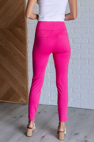 Magic Skinny 28" Pants in Hot Pink-[option4]-[option5]-[option6]-[option7]-[option8]-Womens-Clothing-Shop