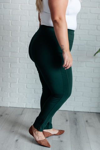 Magic Skinny 28" Pants in Hunter Green-[option4]-[option5]-[option6]-[option7]-[option8]-Womens-Clothing-Shop