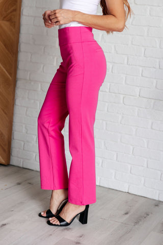 Magic Straight Pants in Hot Pink-[option4]-[option5]-[option6]-[option7]-[option8]-Womens-Clothing-Shop