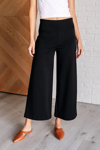 Magic Wide Leg Crop Pants in Black-[option4]-[option5]-[option6]-[option7]-[option8]-Womens-Clothing-Shop