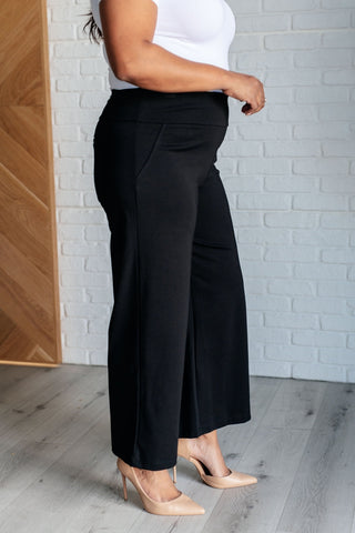 Magic Wide Leg Crop Pants in Black-[option4]-[option5]-[option6]-[option7]-[option8]-Womens-Clothing-Shop