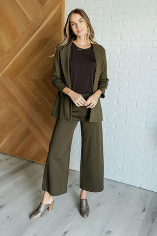 Magic Wide Leg Crop Pants in Olive-[option4]-[option5]-[option6]-[option7]-[option8]-Womens-Clothing-Shop