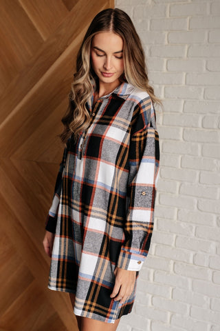 Make it Right Plaid Shirt Dress-[option4]-[option5]-[option6]-[option7]-[option8]-Womens-Clothing-Shop