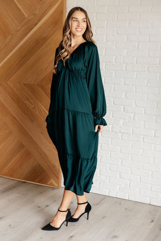 Makes Me Want to Skip Tiered Dress in Hunter Green-[option4]-[option5]-[option6]-[option7]-[option8]-Womens-Clothing-Shop