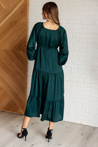 Makes Me Want to Skip Tiered Dress in Hunter Green-[option4]-[option5]-[option6]-[option7]-[option8]-Womens-Clothing-Shop