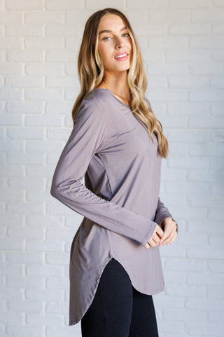 Me Time Long Sleeve Top-[option4]-[option5]-[option6]-[option7]-[option8]-Womens-Clothing-Shop