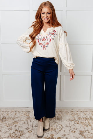 More Than You Would Think Embroidered Blouse-[option4]-[option5]-[option6]-[option7]-[option8]-Womens-Clothing-Shop