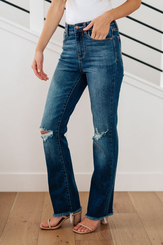 Morgan High Rise Distressed Straight Jeans-[option4]-[option5]-[option6]-[option7]-[option8]-Womens-Clothing-Shop