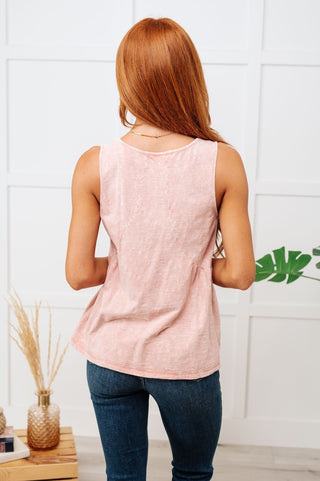 Never Second Best V-Neck Blouse in Peach-[option4]-[option5]-[option6]-[option7]-[option8]-Womens-Clothing-Shop