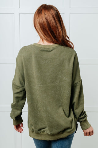 No Plain Jane Oversized Sweatshirt in Green-[option4]-[option5]-[option6]-[option7]-[option8]-Womens-Clothing-Shop