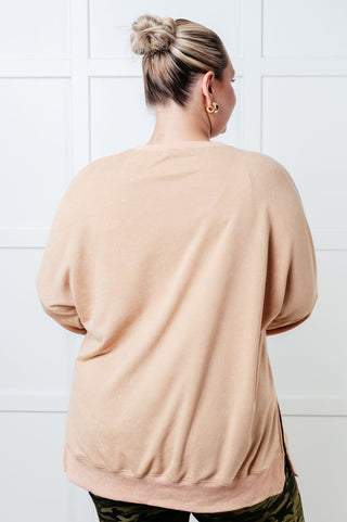 No Plain Jane Oversized Sweatshirt in Khaki-[option4]-[option5]-[option6]-[option7]-[option8]-Womens-Clothing-Shop