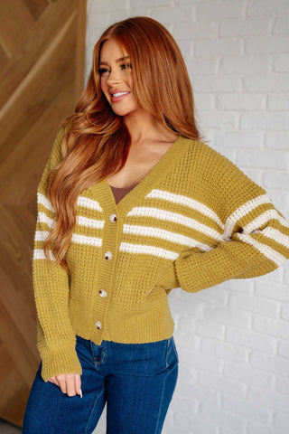 On Top of the World Striped Cardigan-[option4]-[option5]-[option6]-[option7]-[option8]-Womens-Clothing-Shop