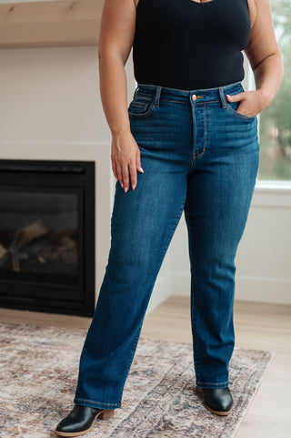 Pippa High Rise Button Fly Straight Jeans-[option4]-[option5]-[option6]-[option7]-[option8]-Womens-Clothing-Shop