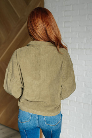 Primrose Corduroy Jacket in Olive-[option4]-[option5]-[option6]-[option7]-[option8]-Womens-Clothing-Shop