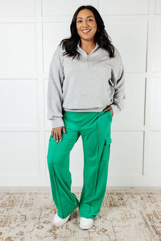 Race to Relax Cargo Pants in Emerald Green-[option4]-[option5]-[option6]-[option7]-[option8]-Womens-Clothing-Shop