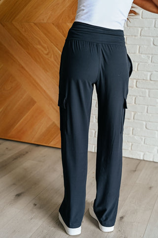 Race to Relax Cargo Pants in Nocturnal Navy-[option4]-[option5]-[option6]-[option7]-[option8]-Womens-Clothing-Shop