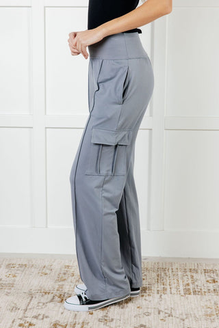 Race to Relax Cargo Pants in Rhino Grey-[option4]-[option5]-[option6]-[option7]-[option8]-Womens-Clothing-Shop