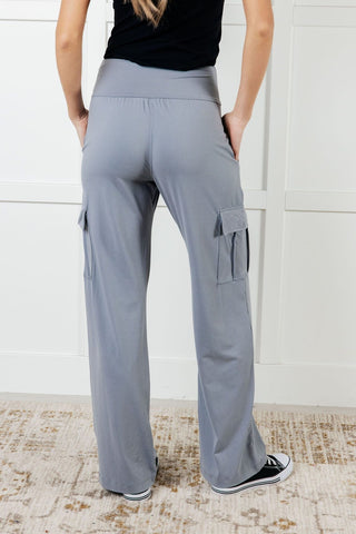 Race to Relax Cargo Pants in Rhino Grey-[option4]-[option5]-[option6]-[option7]-[option8]-Womens-Clothing-Shop