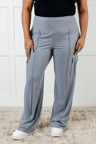 Race to Relax Cargo Pants in Rhino Grey-[option4]-[option5]-[option6]-[option7]-[option8]-Womens-Clothing-Shop