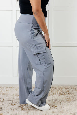 Race to Relax Cargo Pants in Rhino Grey-[option4]-[option5]-[option6]-[option7]-[option8]-Womens-Clothing-Shop