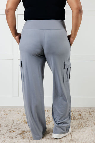 Race to Relax Cargo Pants in Rhino Grey-[option4]-[option5]-[option6]-[option7]-[option8]-Womens-Clothing-Shop