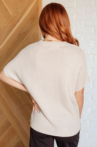 Relaxing Away Dolman Sleeve Knit Top in Taupe-[option4]-[option5]-[option6]-[option7]-[option8]-Womens-Clothing-Shop