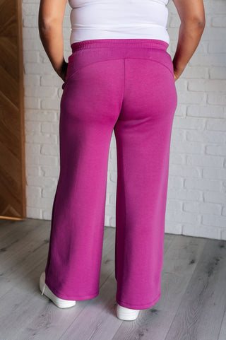 Resort Travel Wide Leg Crop Pant in Magenta-[option4]-[option5]-[option6]-[option7]-[option8]-Womens-Clothing-Shop