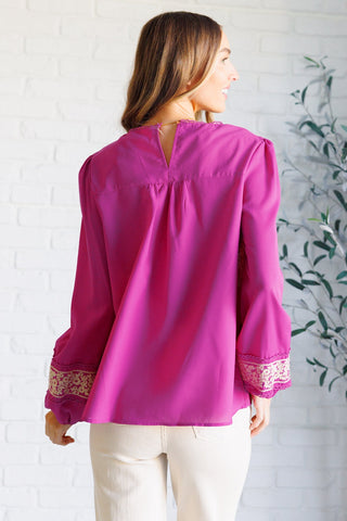 Rodeo Queen Embroidered Blouse-[option4]-[option5]-[option6]-[option7]-[option8]-Womens-Clothing-Shop