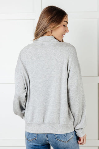 Rogue Runner Half Zip Jacket in Heather Grey-[option4]-[option5]-[option6]-[option7]-[option8]-Womens-Clothing-Shop