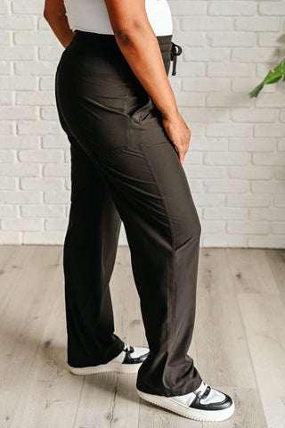 Runner's High Drawstring Joggers in Black-[option4]-[option5]-[option6]-[option7]-[option8]-Womens-Clothing-Shop