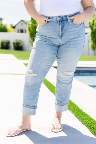 Sam Mid Rise Star Pocket Boyfriend Jeans-[option4]-[option5]-[option6]-[option7]-[option8]-Womens-Clothing-Shop