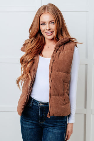 Set Me Up Corduroy Puffer Vest-[option4]-[option5]-[option6]-[option7]-[option8]-Womens-Clothing-Shop