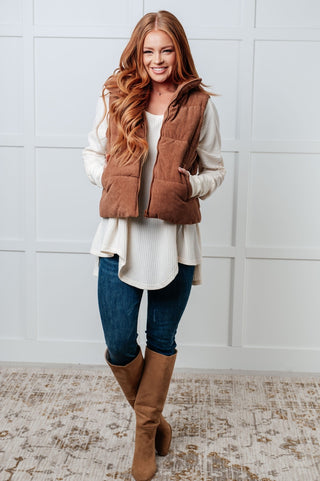 Set Me Up Corduroy Puffer Vest-[option4]-[option5]-[option6]-[option7]-[option8]-Womens-Clothing-Shop