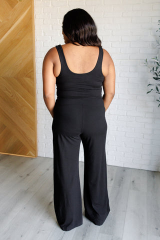 Shavasana Everyday Wide Leg Jumpsuit in Black-[option4]-[option5]-[option6]-[option7]-[option8]-Womens-Clothing-Shop