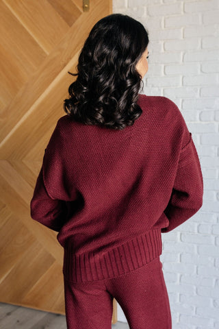 Simple Solution Knit Set in Wine-[option4]-[option5]-[option6]-[option7]-[option8]-Womens-Clothing-Shop