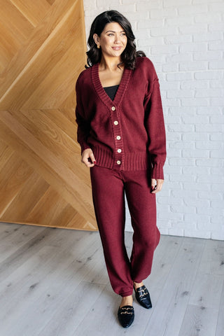 Simple Solution Knit Set in Wine-[option4]-[option5]-[option6]-[option7]-[option8]-Womens-Clothing-Shop